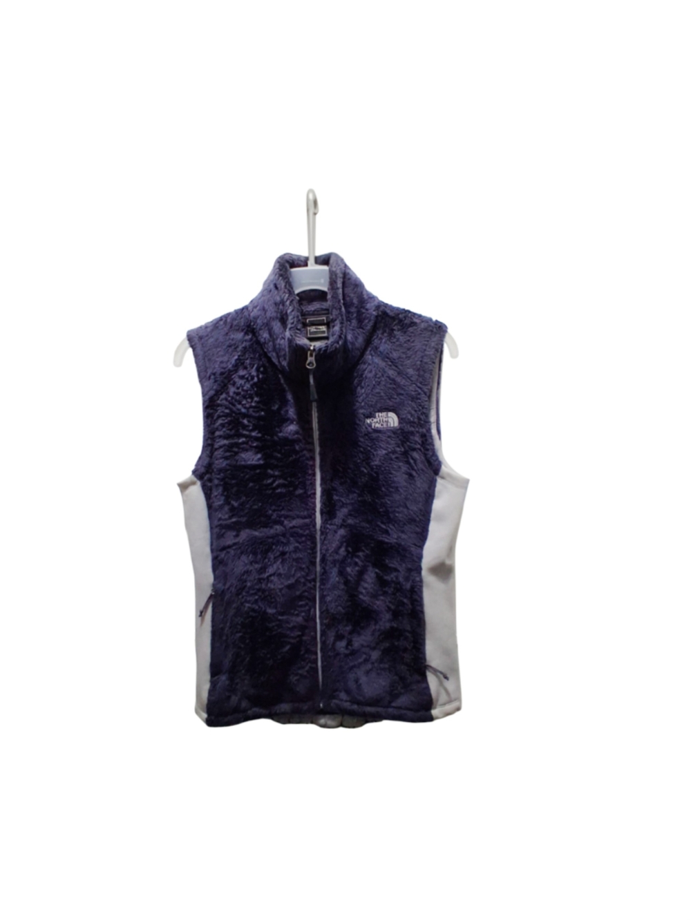 The North Face Denali Fleece Vest Women’s Medium Navy Blue Gray Full Zip Sz  M